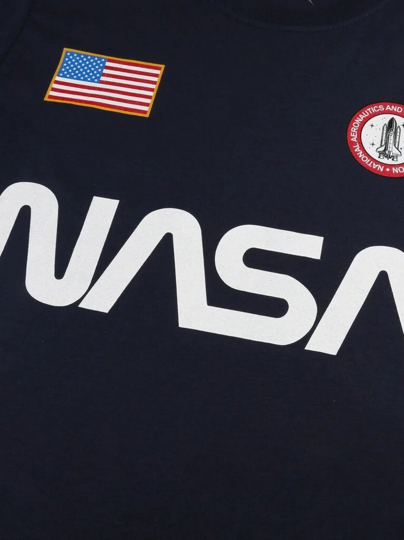 NASA Maglietta Distintivo Uomo Blu marino - Kiabi