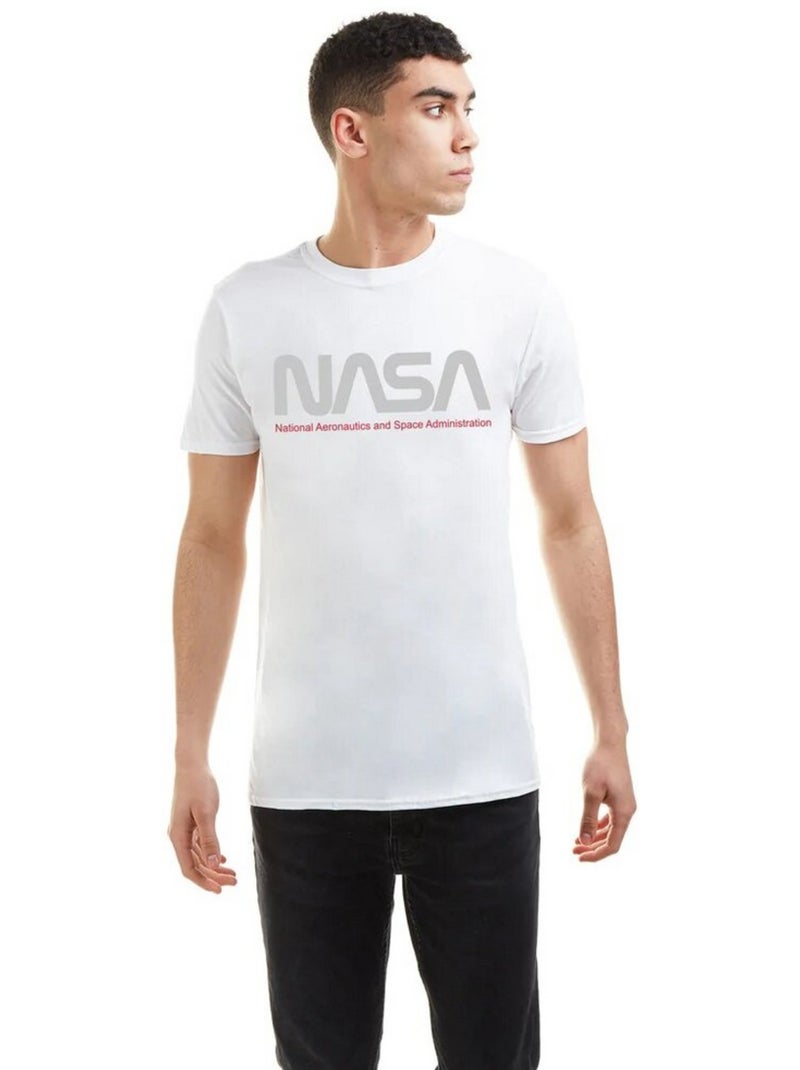 NASA Maglietta Insignia Uomo Bianco - Kiabi