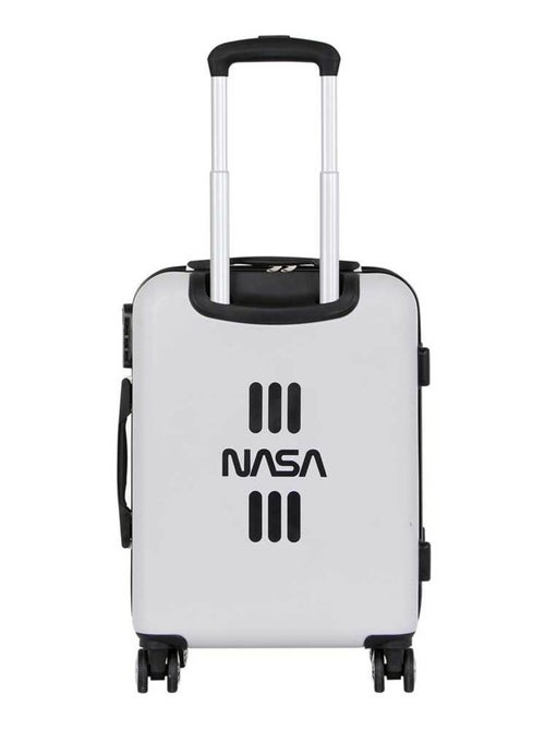 NASA Spaceship Valigia da Cabina ABS 4 Ruote, Bianco - Kiabi