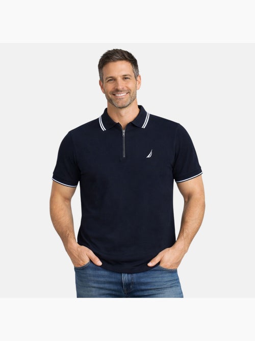 Nautica - Polo uomo a maniche corte con design moderno e chiusura con zip - Kiabi