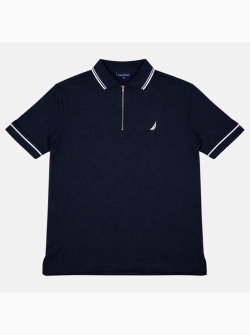 Nautica - Polo uomo a maniche corte con design moderno e chiusura con zip - Kiabi