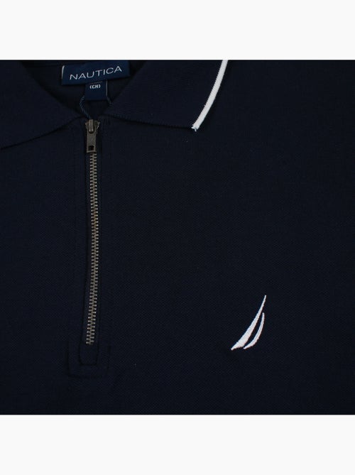 Nautica - Polo uomo a maniche corte con design moderno e chiusura con zip - Kiabi