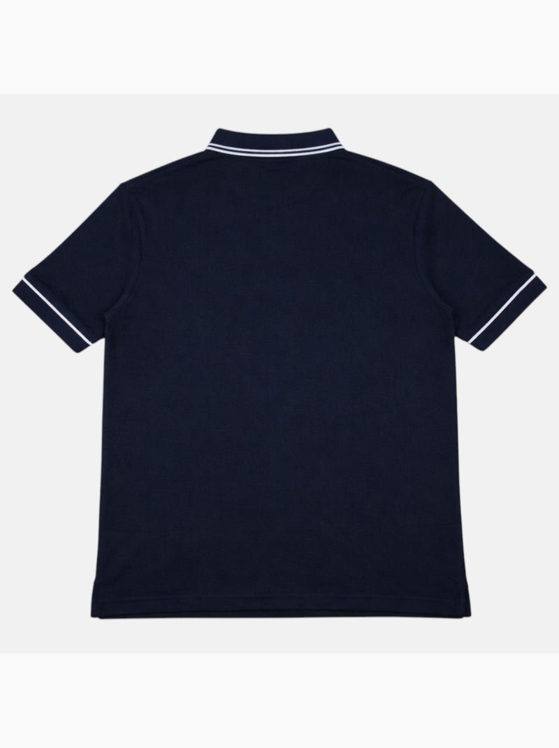 Nautica - Polo uomo a maniche corte con design moderno e chiusura con zip Blu marino - Kiabi