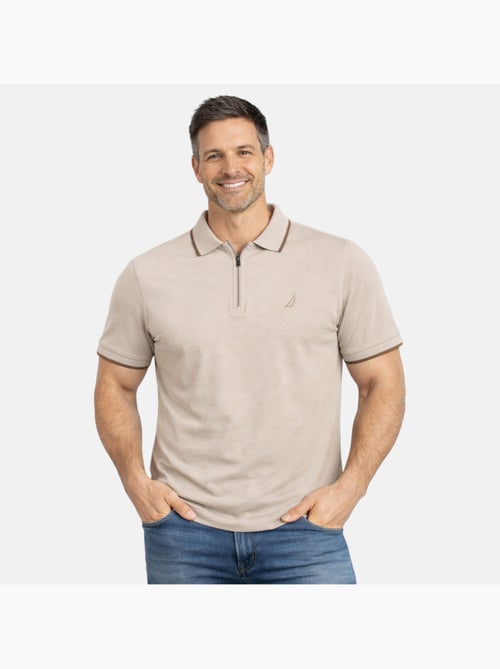 Nautica - Polo uomo a maniche corte con design moderno e chiusura con zip - Kiabi