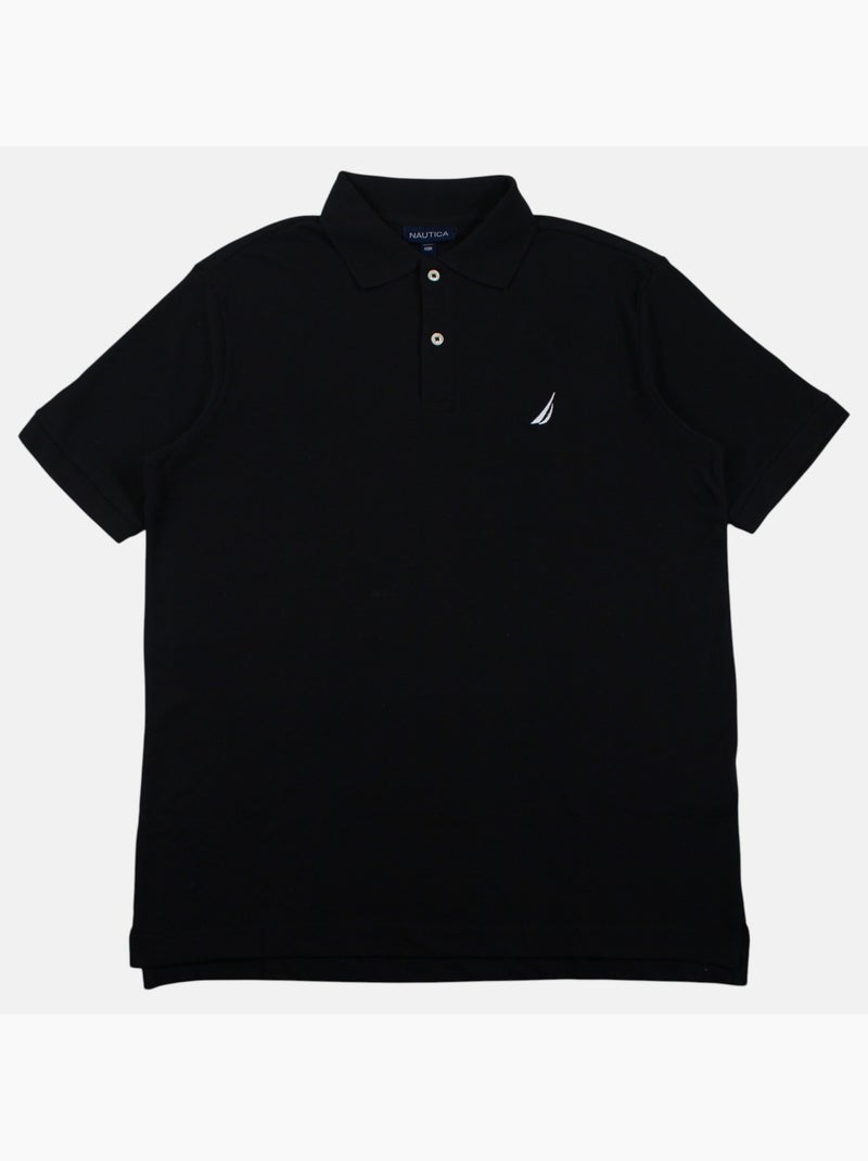 Nautica - Polo uomo a maniche corte dallo stile elegante e intramontabile Nero - Kiabi