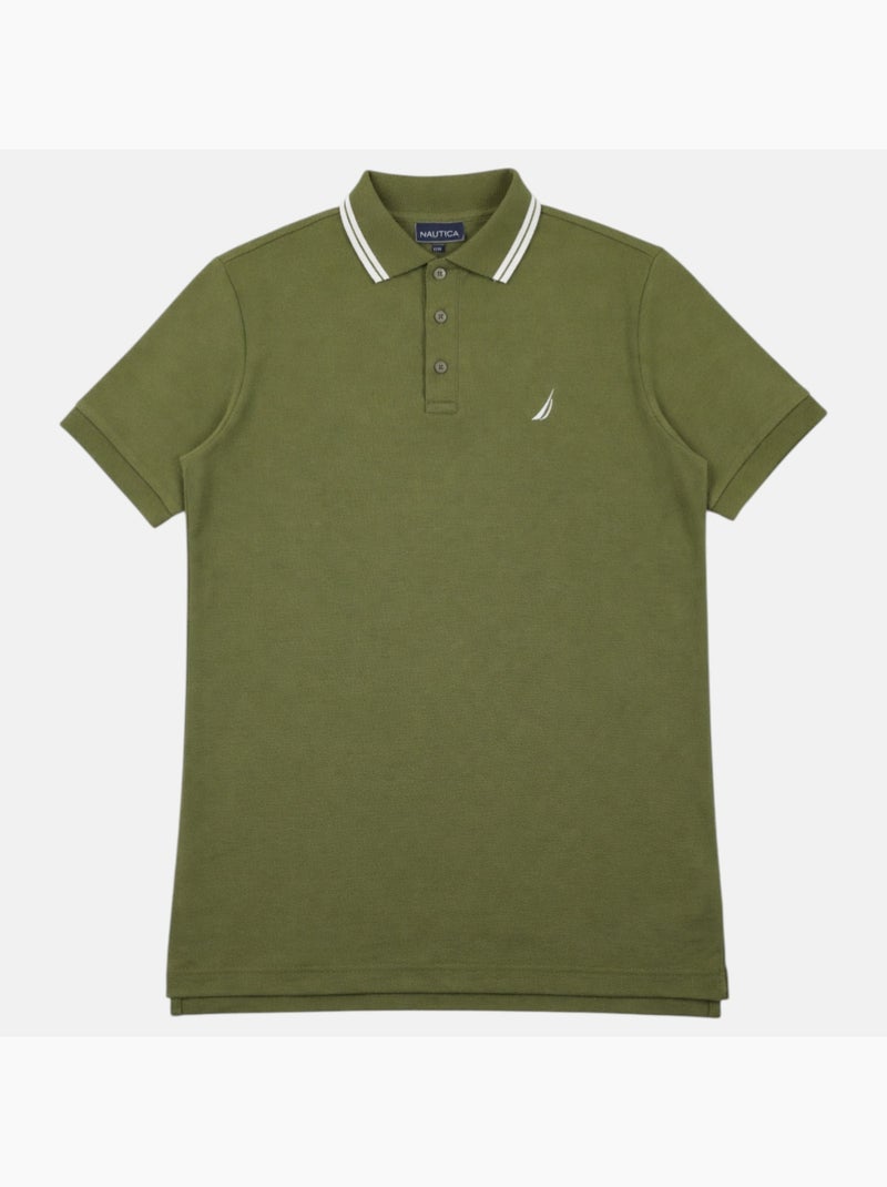 Nautica - Polo uomo a maniche corte dallo stile sportivo Cachi - Kiabi
