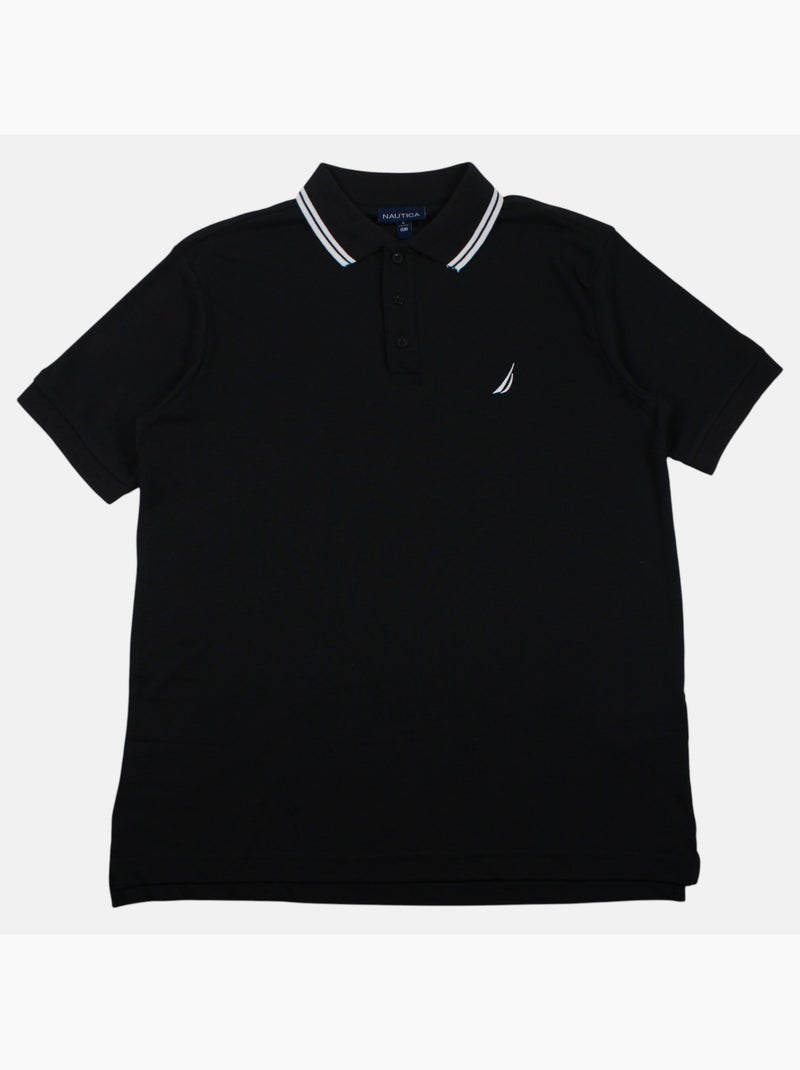 Nautica - Polo uomo a maniche corte dallo stile sportivo Nero - Kiabi