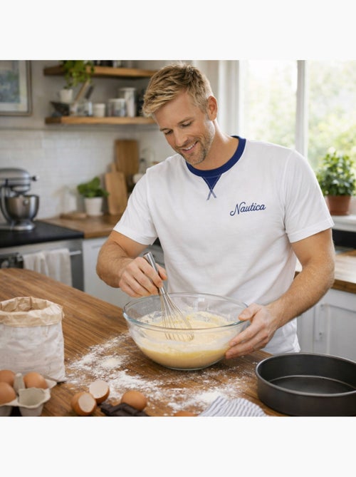 Nautica - T shirt uomo a maniche corte dal design essenziale - Kiabi
