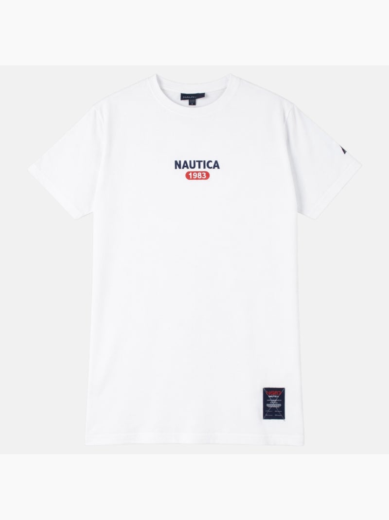 Nautica - T shirt uomo a maniche corte dallo stile casual Bianco - Kiabi