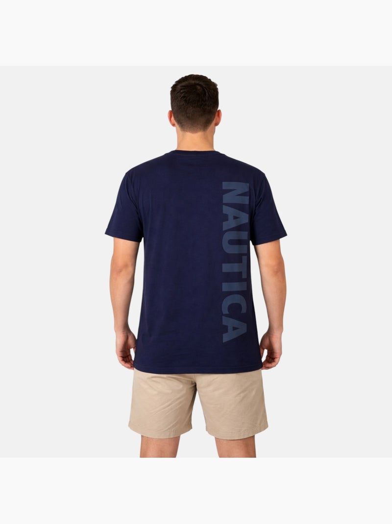 Nautica - T shirt uomo a maniche corte dallo stile casual Blu marino - Kiabi