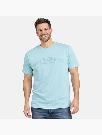 Nautica - T shirt uomo a maniche corte dallo stile fresco e moderno