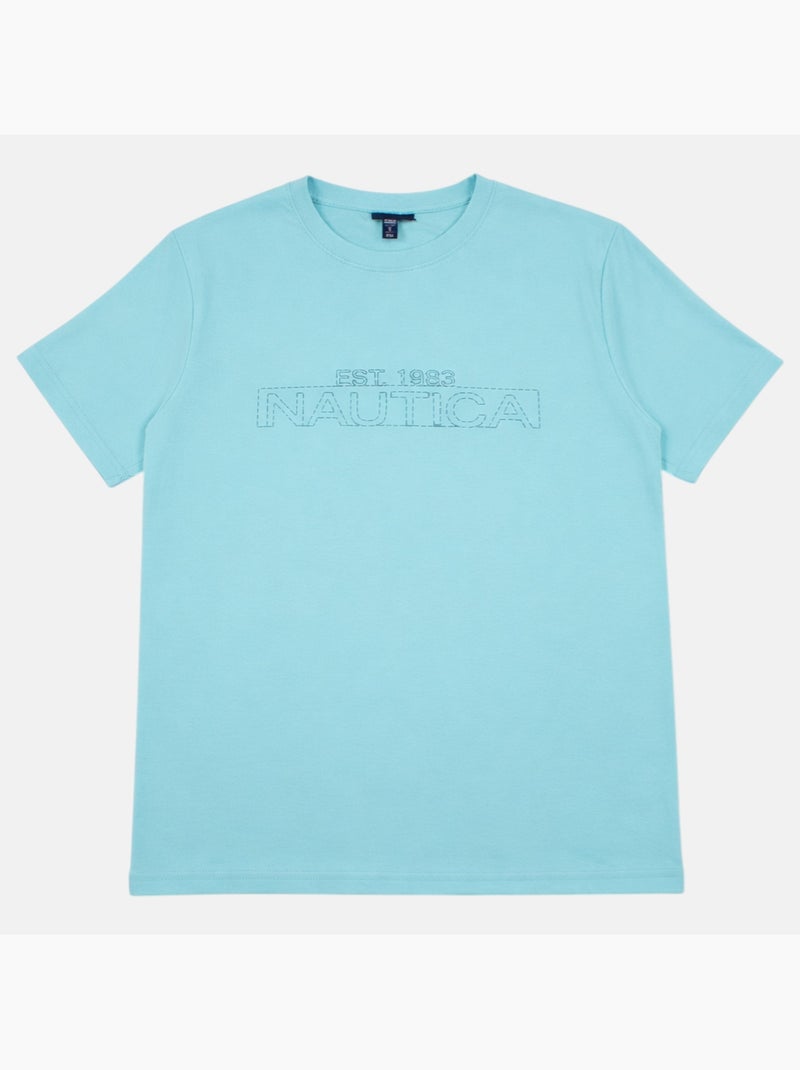 Nautica - T shirt uomo a maniche corte dallo stile fresco e moderno Blu - Kiabi