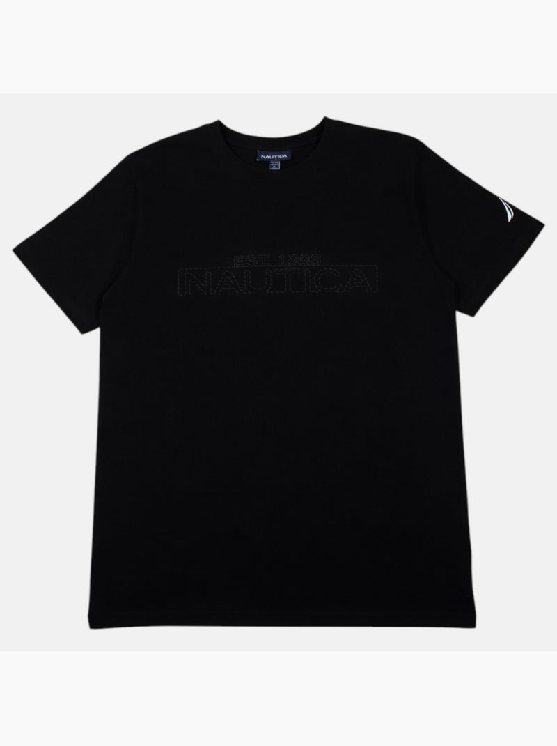 Nautica - T shirt uomo a maniche corte dallo stile fresco e moderno Nero - Kiabi
