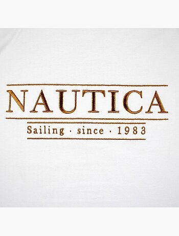 Nautica - T shirt uomo a maniche corte dallo stile semplice e moderno