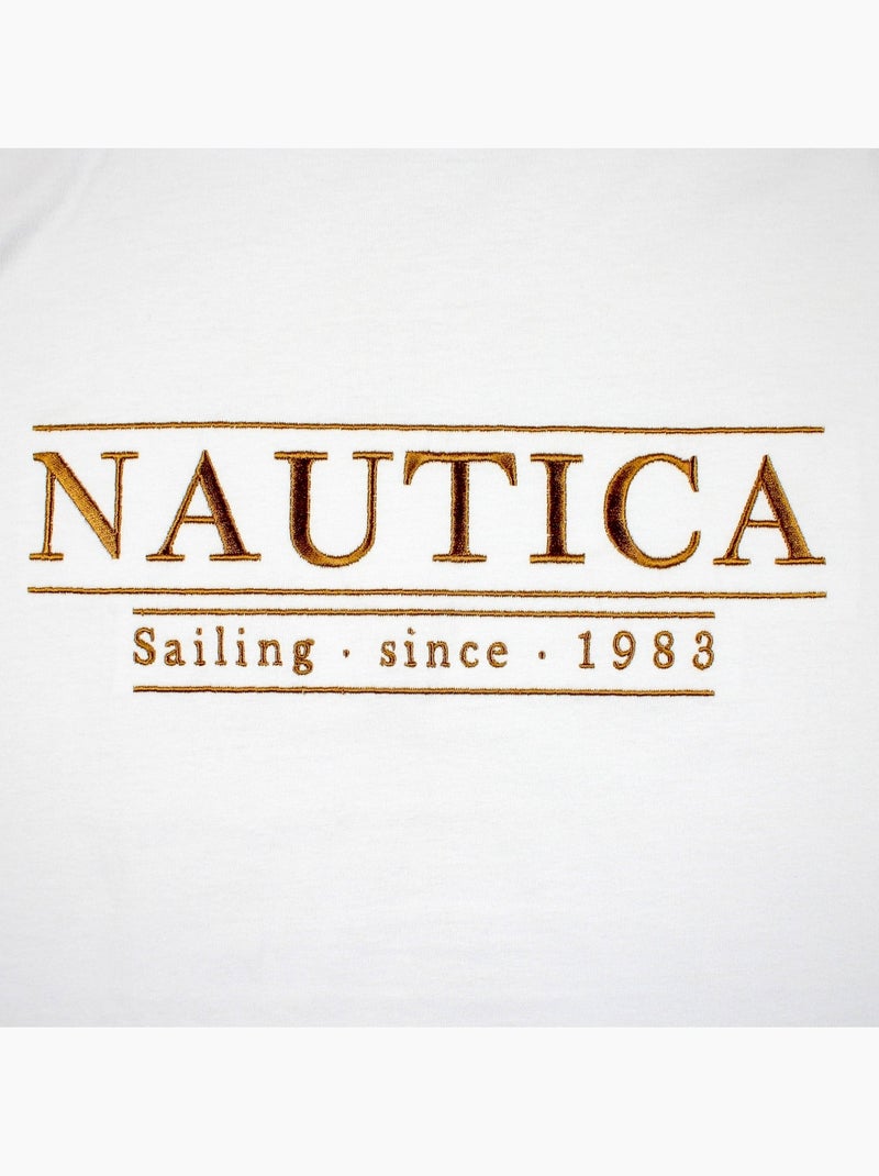 Nautica - T shirt uomo a maniche corte dallo stile semplice e moderno Bianco - Kiabi