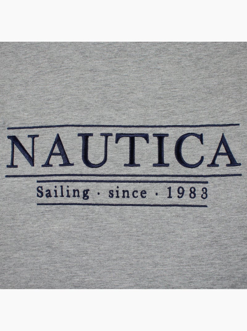 Nautica - T shirt uomo a maniche corte dallo stile semplice e moderno Grigio - Kiabi