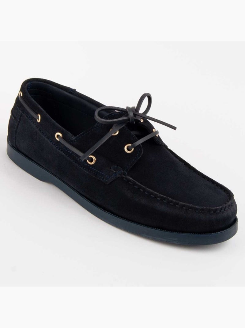 Nautico Pelle Naturale Purapiel Blu - Kiabi