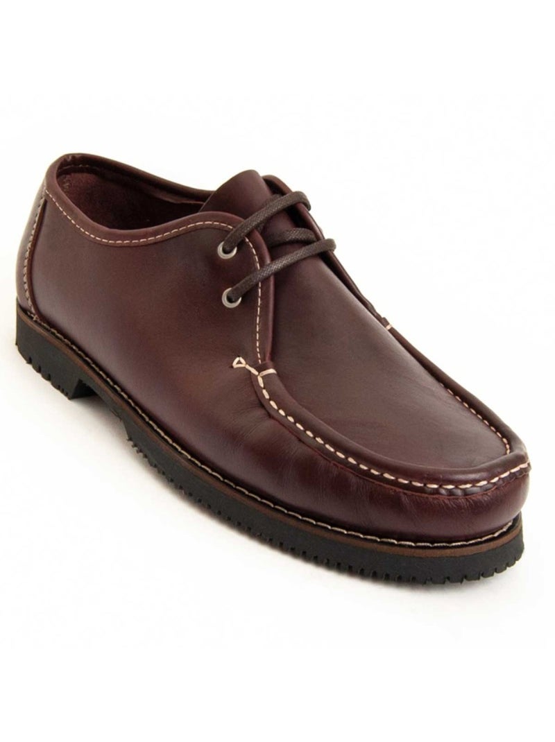 Nautico Pelle Naturale Purapiel Rosso - Kiabi
