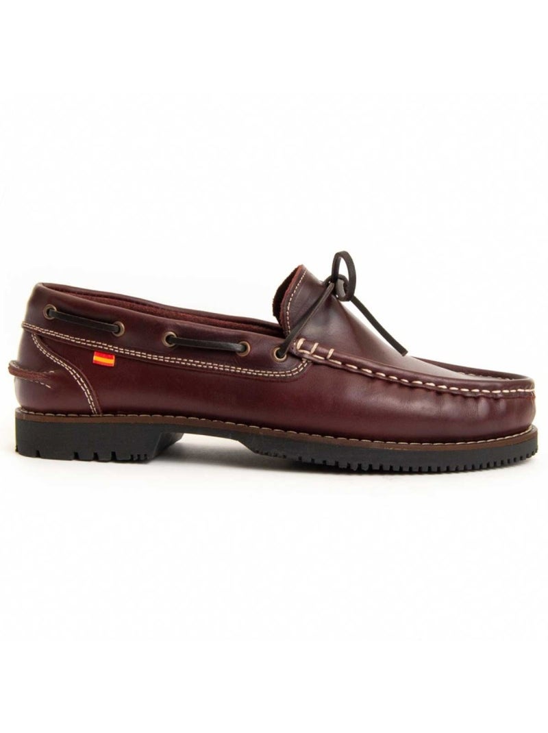 Nautico Pelle Naturale Purapiel Rosso - Kiabi