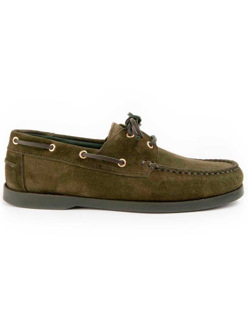 Nautico Pelle Naturale Purapiel Verde - Kiabi