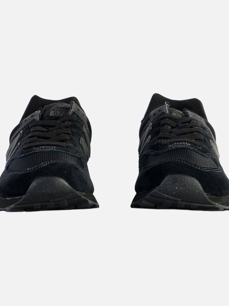 New Balance 574 Scarpe Pelle ScamosciataUomo Nero - Kiabi