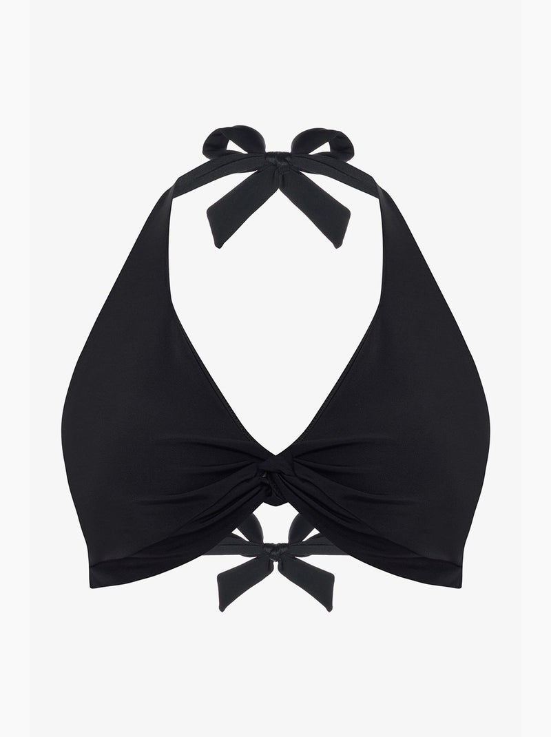 New top bikini triangolo twist penti Nero - Kiabi