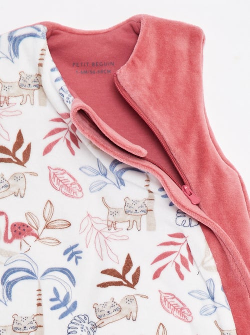 Nido d'angelo senza maniche in velluto - TOG 3 - Kiabi