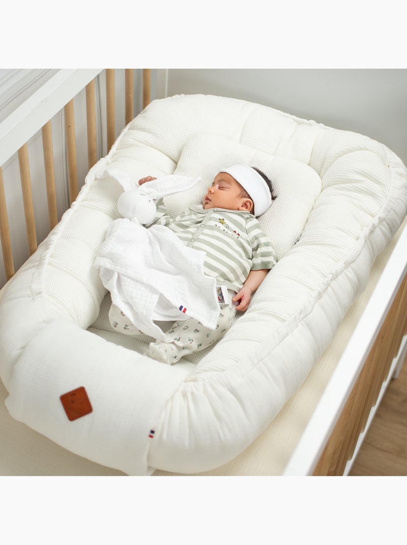 Nido riduttore per lettino in cotone a nido d'ape | sevira kids | sevira kids Ecru - Kiabi