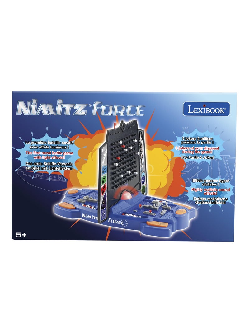 Nimitz® Force Gioco elettronico di battaglie navali con effetti luminosi e sonori Blu - Kiabi