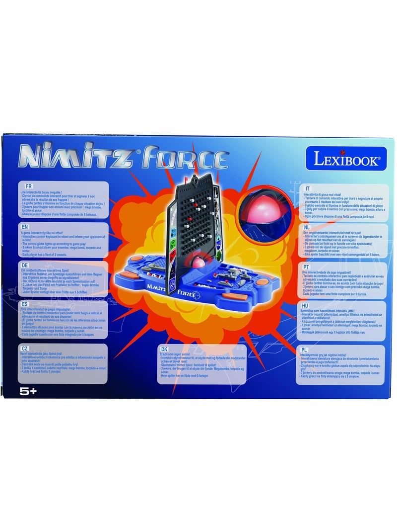 Nimitz? Force Gioco elettronico di battaglie navali con effetti luminosi e sonori Blu - Kiabi