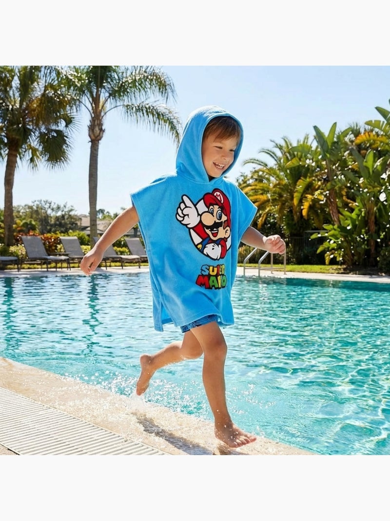 Nintendo - Poncho da bagno bambino Blu - Kiabi