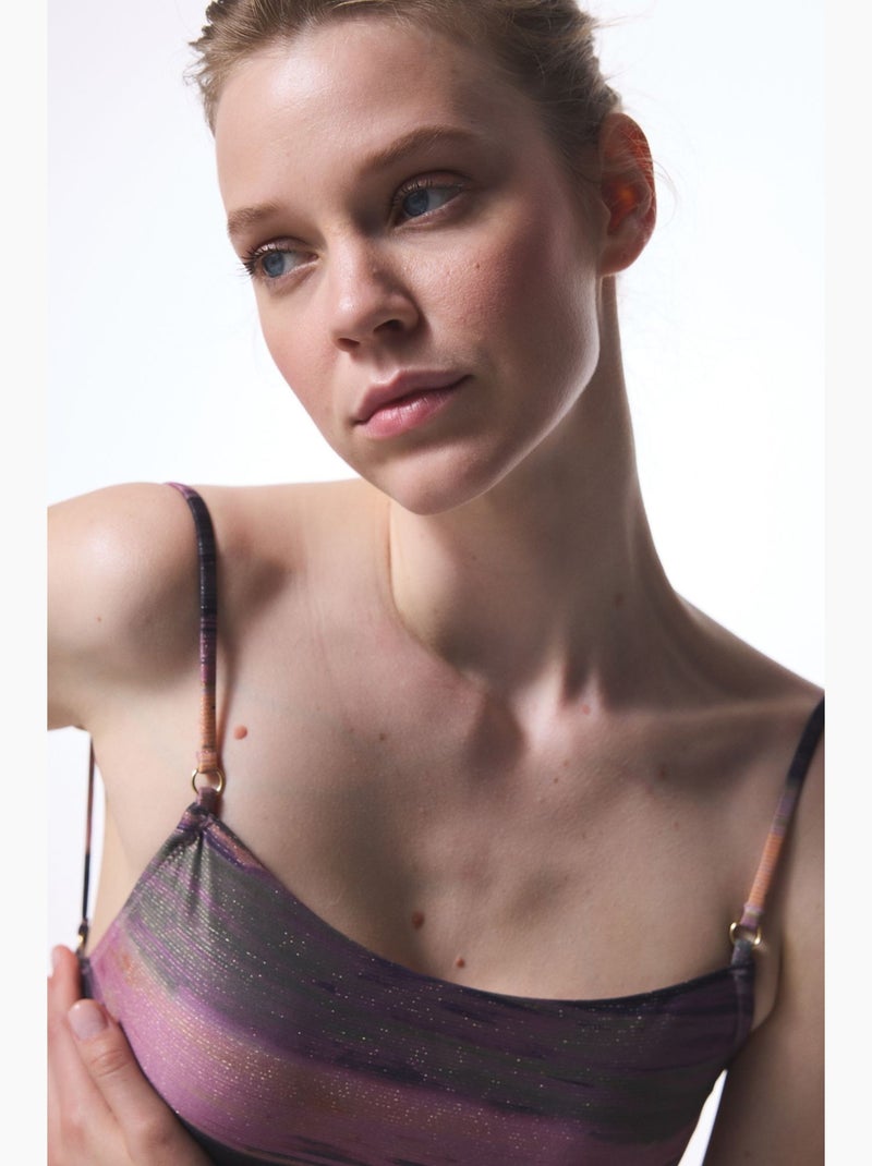 Nixie minimal suit costume da bagno penti Malva - Kiabi