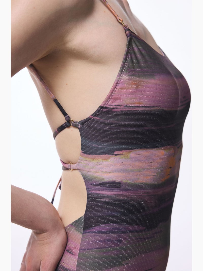 Nixie minimal suit costume da bagno penti Malva - Kiabi