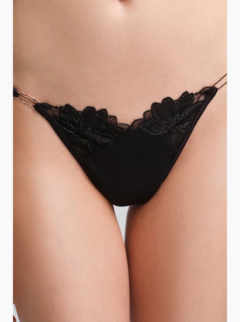 Obsidia string slip penti Nero - Kiabi