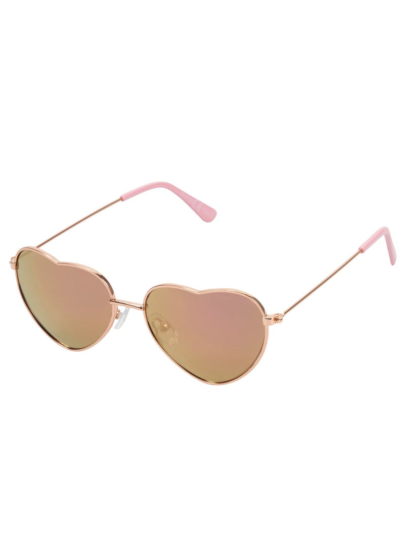 Occhiali da sole 4-9 anni, forma a cuore, lenti di categoria 3 unisex bambino Isotoner Dorato/Oro - Kiabi