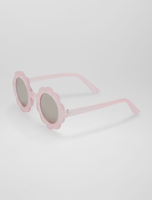Occhiali da sole viola a forma di cuore | Accessorio estivo di tendenza | Flying Tiger Copenhagen