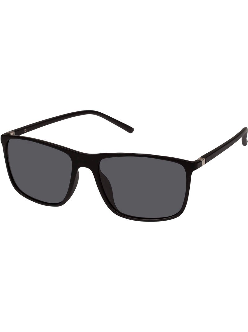 Occhiali da sole aste flessibili, lenti polarizzate unisex adulto Nero - Kiabi