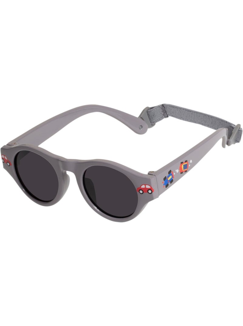 Occhiali da sole attacco della testa unisex neonato Grigio grigio - Kiabi