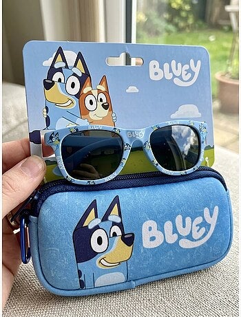Occhiali da sole bambino con astuccio bluey