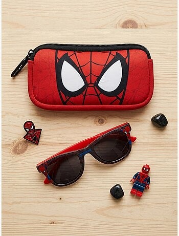 Occhiali da sole bambino con custodia coordinata Spiderman Marvel
