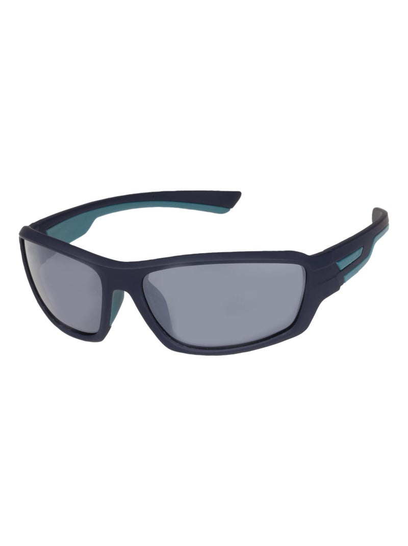 Occhiali da sole finitura sportiva in gomma, lenti polarizzate unisex adulto Isotoner Blu marino - Kiabi