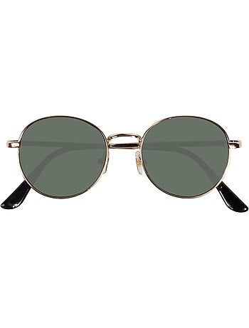 Occhiali da sole forma rotonda, da 10 a 12 anni, aste in metallo, lenti in unisex bambino isotoner