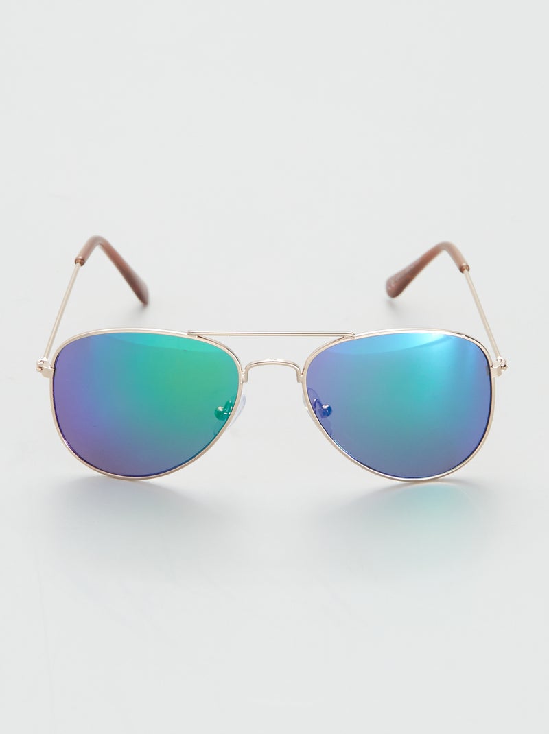 Occhiali da sole in stile aviatore argento - Kiabi