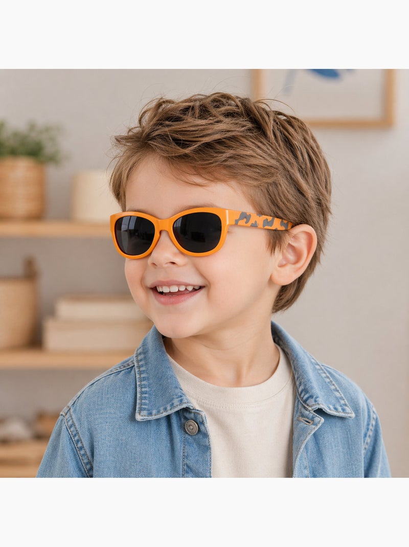 Occhiali da sole per bambini categoria 3 Arancione - Kiabi