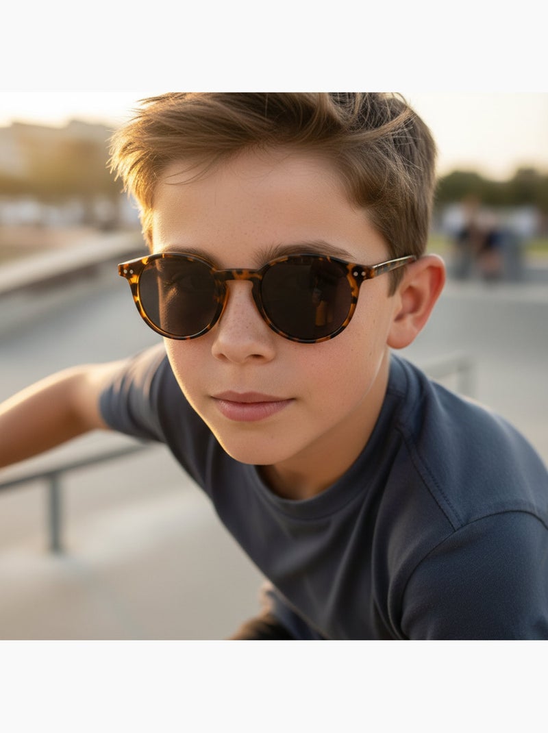 Occhiali da sole per bambini categoria 3 Marrone - Kiabi