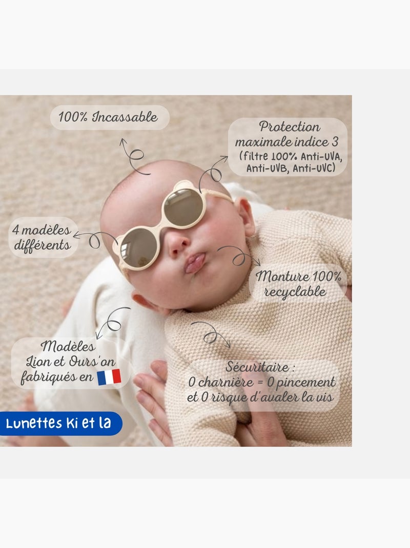 Occhiali da sole per neonato con orsetto | ki et la | ki et la Beige - Kiabi