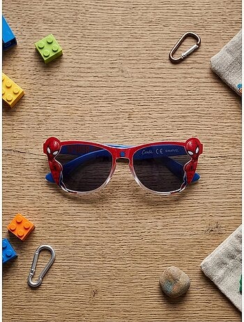 Occhiali da sole rotondi protezione uv 400 spiderman marvel