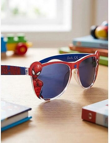 Occhiali da sole rotondi protezione uv 400 spiderman marvel