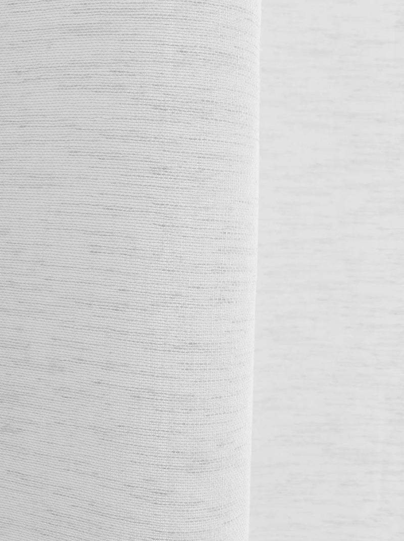 Oeko-tex a larghezza larga in simil-lino. Bianco - Kiabi