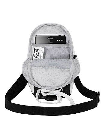 Oh my pop black borsa sneakers, nero